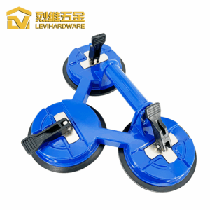 LV303K Elite Triple-Claw Aluminum Suction Cup, 160kg Heavy-Duty Vacuum Lifter for Large Format Porcelain & Architectural Glass