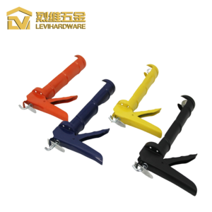 LV-109 Industrial Iron Alloy Caulking Gun - 9-inch Drip-Free Sealant Gun