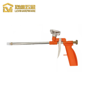 LV-204 High-Visibility Orange Foam Gun – Lightweight PU Expanding Sealant Applicator with Ergonomic Grip for DIY & Professional Construction Sealing
