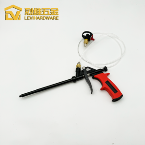 LV-217 Professional Flexible Hose Foam Gun – Lightweight Split-Design PU Applicator with 1M Extended Tube for Precise Filling in Tight Spaces & Overhead Sealing