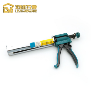 LV-341 Extreme Thrust Three-Rod Caulking Gun | Professional Triple-Rod Drive for High Viscosity Sealants