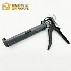 Best Professional 10oz Iron Alloy Caulking Gun LV-9326 | Anti-Flex Skeleton Design | High-Leverage Labor-Saving Trigger