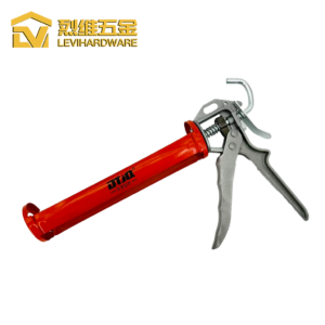 LV-9326 High-Thrust Iron Alloy Caulking Gun | Professional Skeleton Sealant Gun with Labor-Saving Drive System
