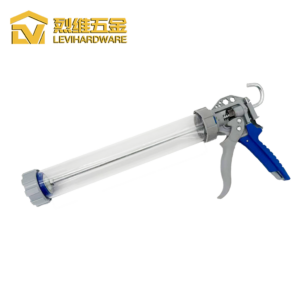 LV-9328-2B Professional Plastic Sausage Caulking Gun | Ultra-Lightweight 600ml Foil Pack Applicator | Rust-Proof Engineering Polymer