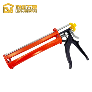 LV-9335-6 Heavy-Duty Dual Component Caulking Gun | 400ml 1:1 Two-Part Epoxy Cartridge Gun | High-Thrust Manual Applicator