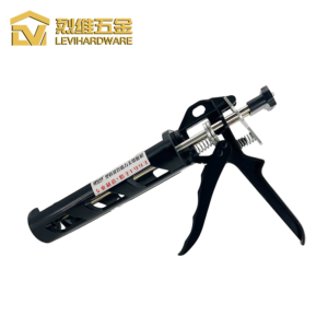 Professional 400ml Dual Component Caulking Gun LV9345 | 26:1 High Thrust Manual Epoxy Applicator for 1:1 & 2:1 Cartridges