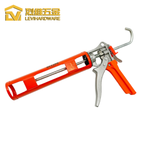 LV-E8 Professional Swivel Barrel Caulking Tool | 10oz High-Precision Manual Glue Gun with Non-Drip Action