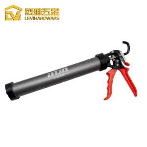 Professional 600ml Sausage Caulking Gun LV-9349AI-D5 | Aluminum Barrel Sealant Gun with 18:1 High Thrust Ratio