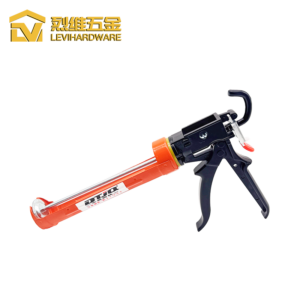 Best 600ml Professional Manual Sausage Gun LV-9370-1 | Durable Anodized Aluminum Barrel | Pro-Grade Silicone Caulking Gun