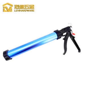 Professional 600ml Sausage Caulking Gun LV9370-2 | Aluminum Barrel Sealant Gun with 18:1 High Thrust Ratio for Cartridge & Foil Packs