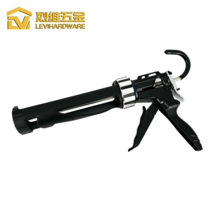 LV-9370-3 Professional Aluminum Sausage Gun | 600ml High-Thrust Manual Applicator | Heavy-Duty Anti-Corrosion Sealing Tool