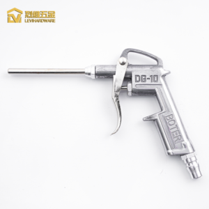 LV-AB10 Professional Alloy Air Blow Gun, Heavy-Duty Pneumatic Duster with High-Pressure Nozzle for Industrial Workshop, Garage, and Machinery Cleaning