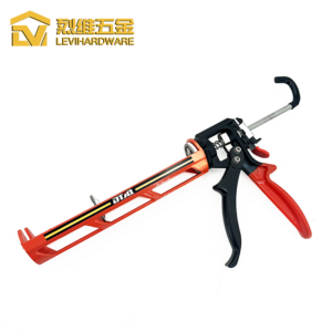 LV-D8 Professional Aluminum Sausage Gun | Customizable OEM Logo | 360° Swivel 600ml High-Thrust Sealant Applicator