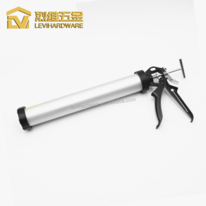 Levi Hardware LV-L600C Professional Sausage Caulking Gun | 600ml Aluminum Barrel with T-Pull Rod for High-Viscosity Sealants