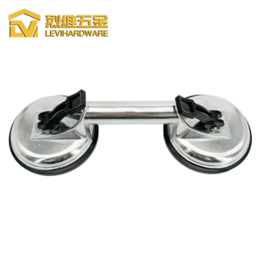 LV-202C Professional Aluminum Dual-Claw Suction Cup, Heavy-Duty 120kg Capacity Metal Glass & Tile Lifter for Balanced Handling
