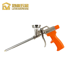 LV-208 Industrial Aluminium Alloy Foam Expanding Gun, Professional Heavy-Duty PU Sealant Applicator with Ergonomic Grip for Construction & Stone Gapping