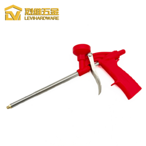 LV222 Signature Red Series Foam Gun – Ultra-Lightweight Reinforced Plastic PU Applicator with Stainless Steel Barrel & High-Precision Flow Control for Professional Sealing