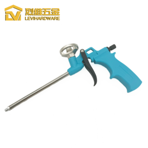 LV223 Elite Hybrid Foam Gun: Professional Zinc-Alloy Barrel with Ergonomic Tactical Grip – Lightweight PU Sealant Applicator for Precision Construction Sealing