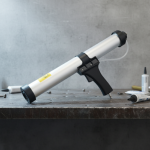LV-347 Professional Pneumatic Air Caulking Gun | Industrial 600ml Sausage Applicator | Effortless Constant Flow Air Powered Tool