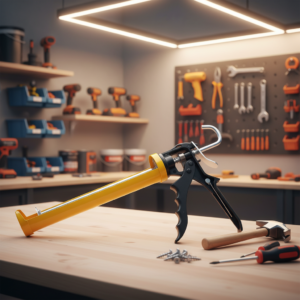 LV-349 Classic Professional Steel Caulking Gun | Time-Tested Half-Barrel Design | Ultra-Durable 10oz Manual Sealant Tool