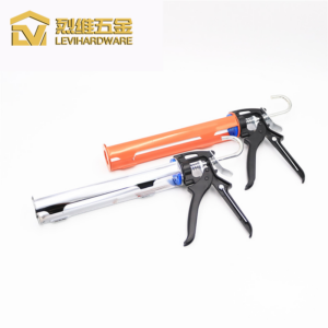 LV-8006 Professional Skeleton Caulking Gun | Heavy-Duty Half-Round Steel Frame with High-Thrust Labor-Saving Drive
