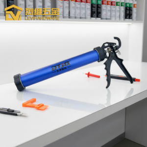 LV-9320B Professional Aluminum Sausage Gun | 600ml High-Thrust Sealant Applicator | Industrial Grade Anti-Corrosion Sealing Tool