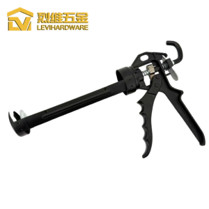 Best All-in-One Manual Caulking Gun LV9322C | Steel Skeleton Frame with Integrated Ladder Hook & Spout Cutter