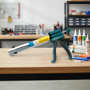 LV-9325A Professional Skeleton Caulking Gun | High-Precision Smooth Drive Sealant Applicator | Durable Steel & Reinforced Polymer Construction