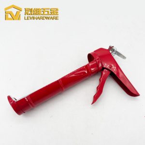 Amazon Best-Seller LV9330 Ratchet Rod Caulking Gun | Heavy-Duty Iron Alloy Sealant Tool with Smooth Precision Drive