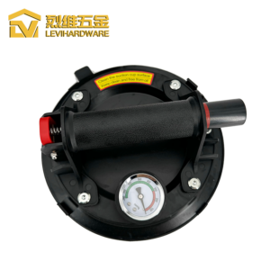 8-Inch Vacuum Glass Suction Cup with Pressure Gauge, Professional 180kg Lifting Capacity