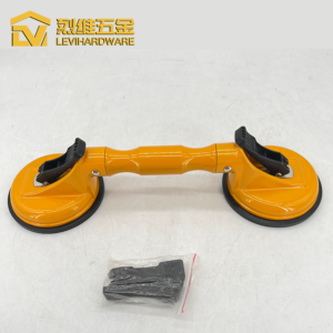 Aluminum Alloy Double-Claw Glass Suction Cup, Professional 130kg (260lbs) Capacity Vacuum Lifter for Large Panes & Tiles