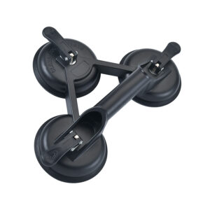 LV-303A Heavy-Duty Aluminum Triple-Claw Suction Cup, 160kg Capacity Industrial Glass & Stone Lifter for Large Format Slabs